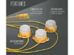 Picture of Lighthouse LED Festoon Lights 22M 10 Bulbs 110V