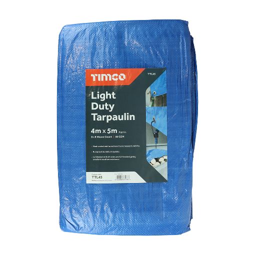 Picture of Timco Light Duty Tarpaulin - 4 x 5m