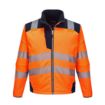 Picture of Portwest T402 PW3 Hi-Vis Softshell Jacket - Orange/Navy