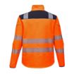 Picture of Portwest T402 PW3 Hi-Vis Softshell Jacket - Orange/Navy