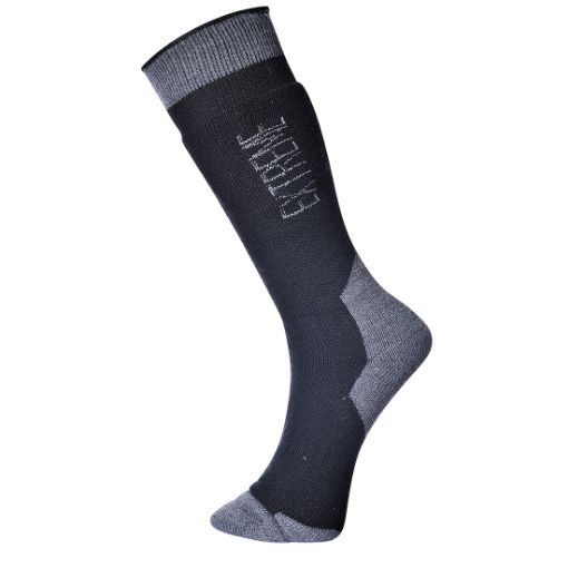 Picture of Portwest SK18 - Extreme Cold Weather Socks Black - Size 44-48