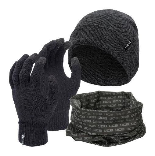 Picture of Beeswift JCB Workwear Winter Accessory Set